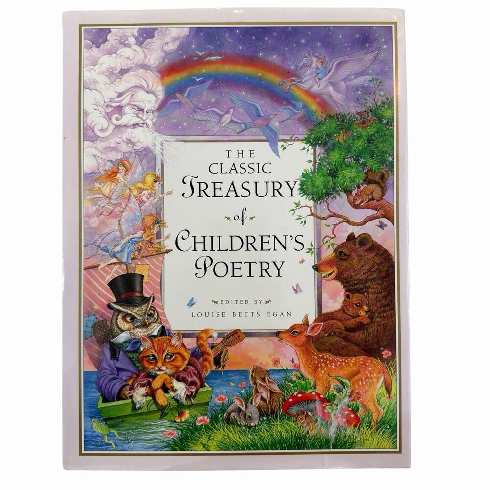 Vintage 1990 The Classic Treasury of Children's Poetry Hardcover First Edition